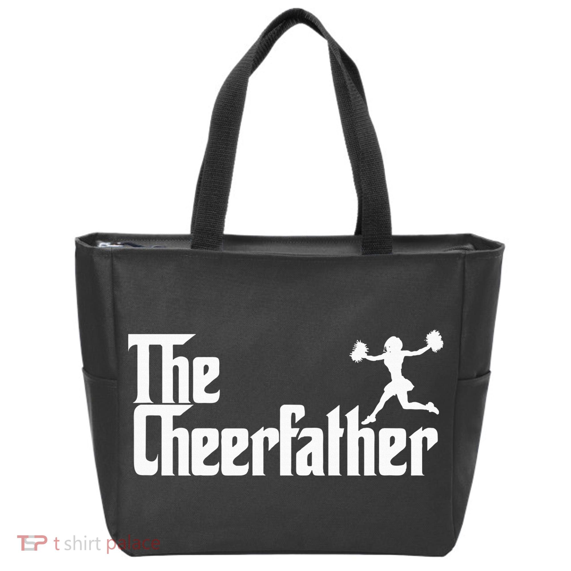 The Cheer Father Funny Cheerleader Father Dad Gift Tote Bag