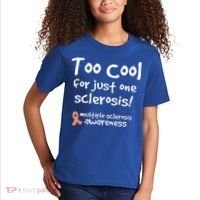 Too Cool For Just One Sclerosis Kids T-Shirt thumb 2