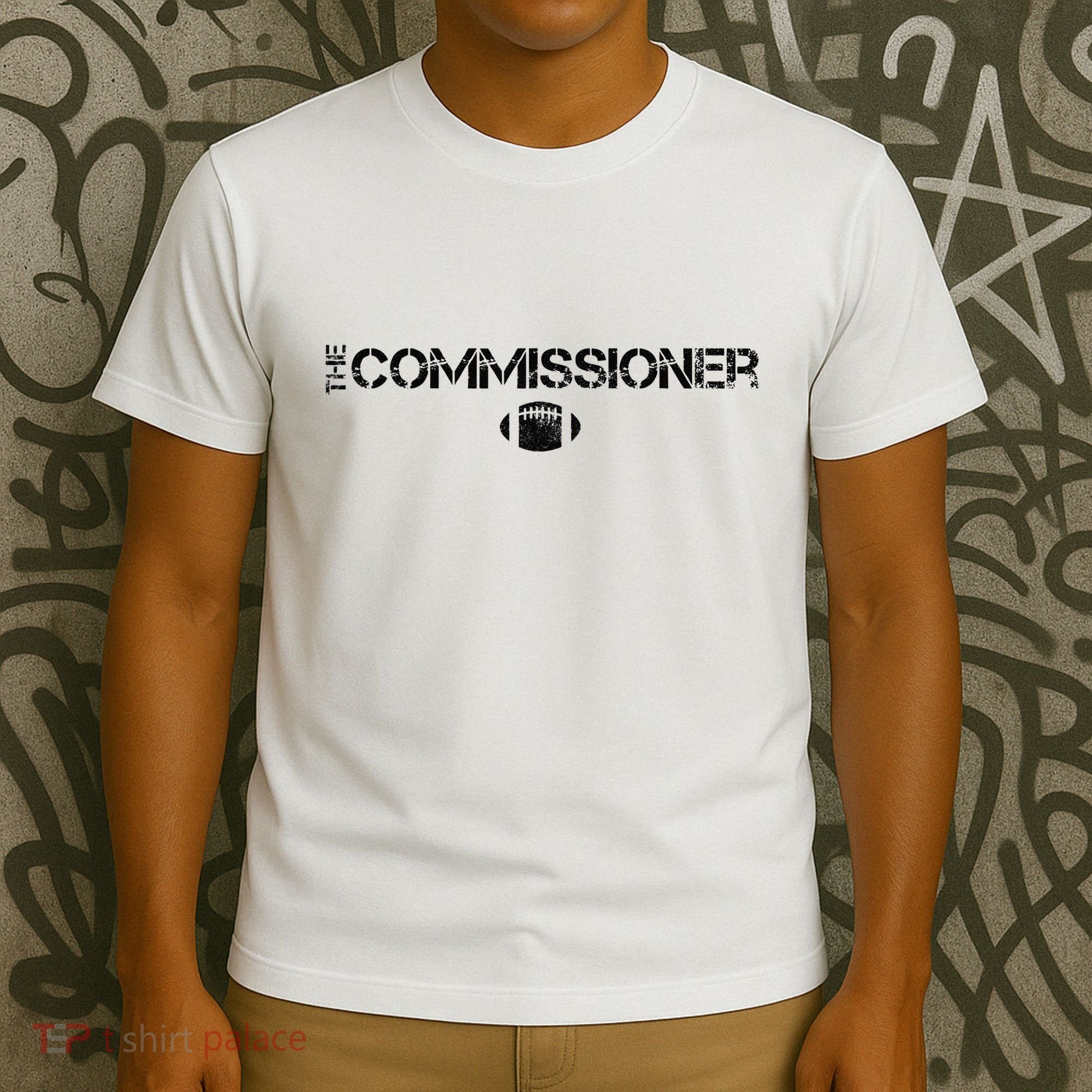 The Commissioner Fantasy Football Draft Vintage T-Shirt
