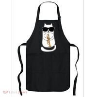 Trumpet Cat Funny Trumpet Player Apron thumb 0