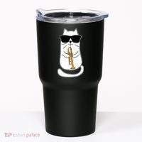 Trumpet Cat Funny Trumpet Player Tumbler thumb 0
