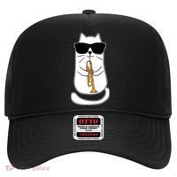 Trumpet Cat Funny Trumpet Player Hat thumb 0