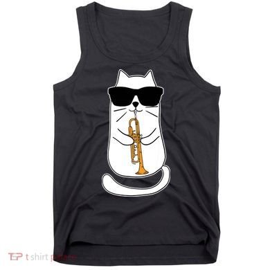 Trumpet Cat Funny Trumpet Player Tank Top