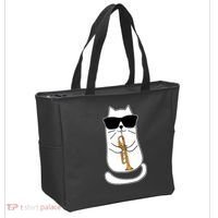 Trumpet Cat Funny Trumpet Player Tote Bag thumb 2