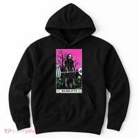 Tarot Card Funny Gym Deadlifts Workout Occult Reading Reader Hoodie thumb 0