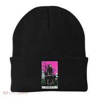 Tarot Card Funny Gym Deadlifts Workout Occult Reading Reader Beanie thumb 0