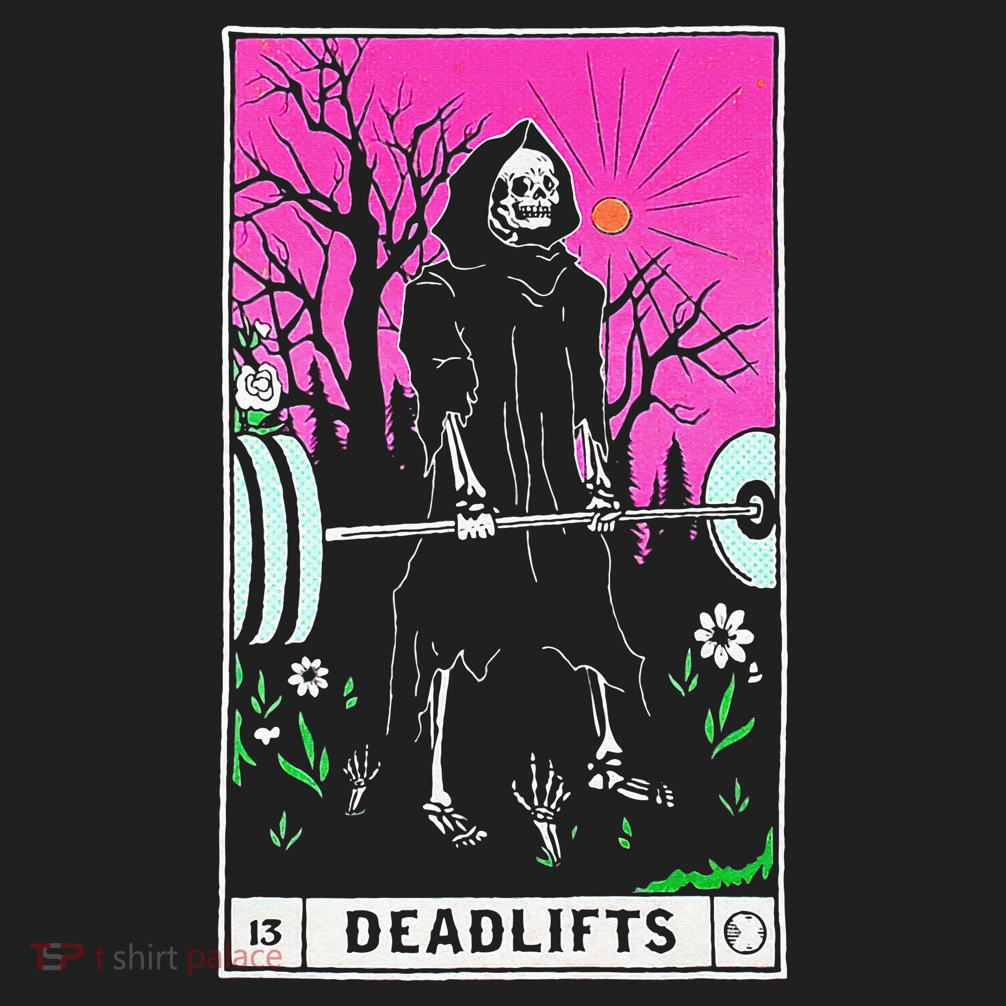Tarot Card Funny Gym Deadlifts Workout Occult Reading Reader Beanie