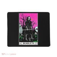 Tarot Card Funny Gym Deadlifts Workout Occult Reading Reader Mousepad thumb 0