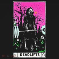 Tarot Card Funny Gym Deadlifts Workout Occult Reading Reader Baby Bodysuit thumb 2