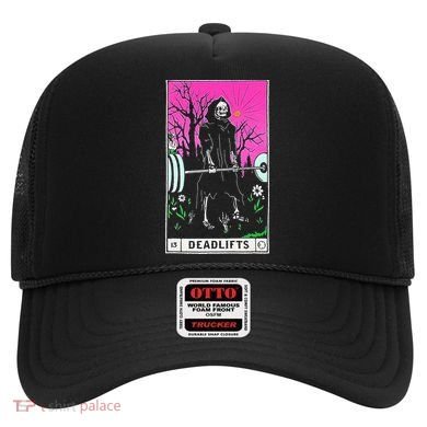 Tarot Card Funny Gym Deadlifts Workout Occult Reading Reader Hat