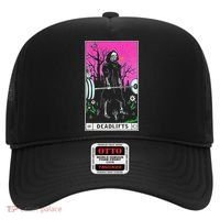 Tarot Card Funny Gym Deadlifts Workout Occult Reading Reader Hat thumb 0