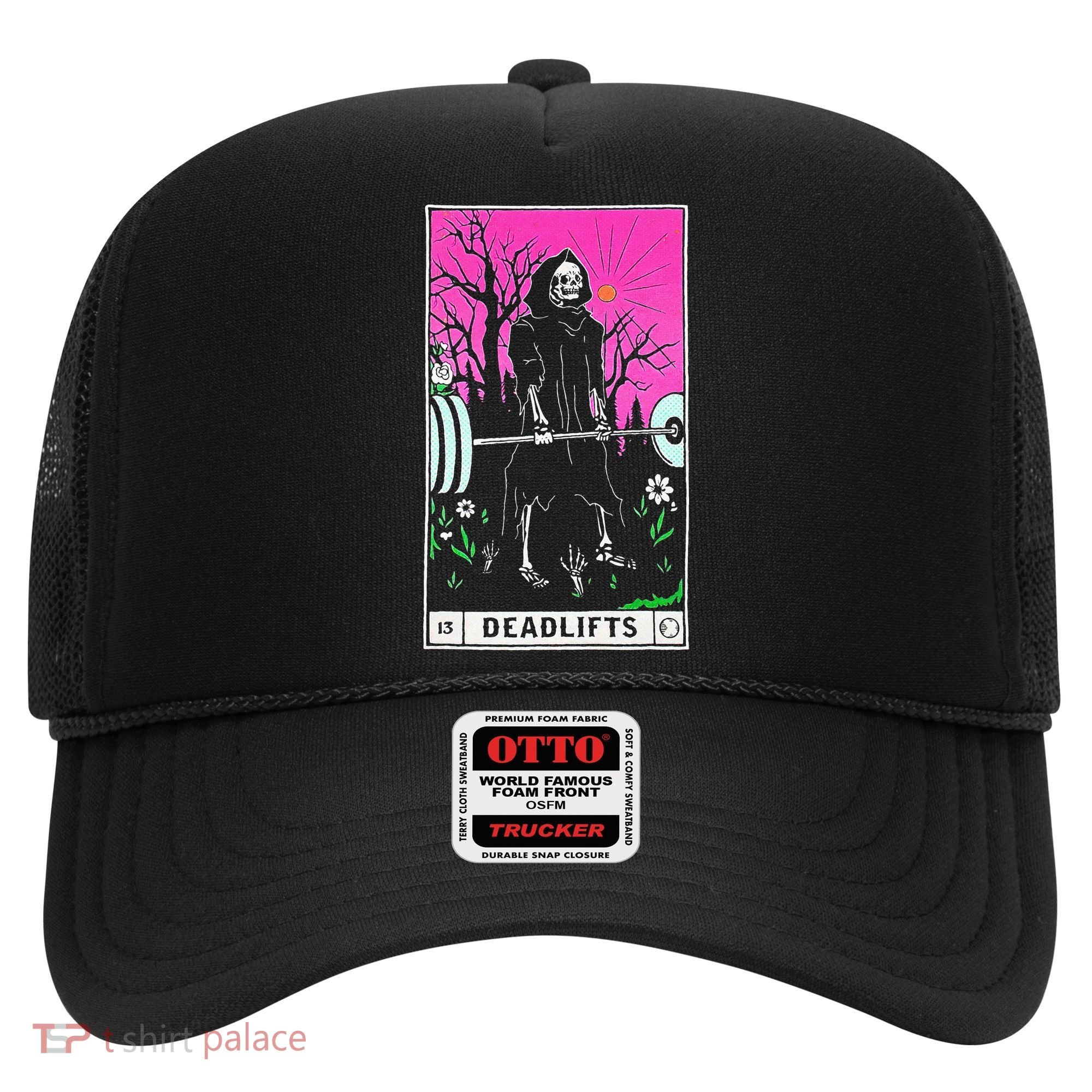 Tarot Card Funny Gym Deadlifts Workout Occult Reading Reader Hat