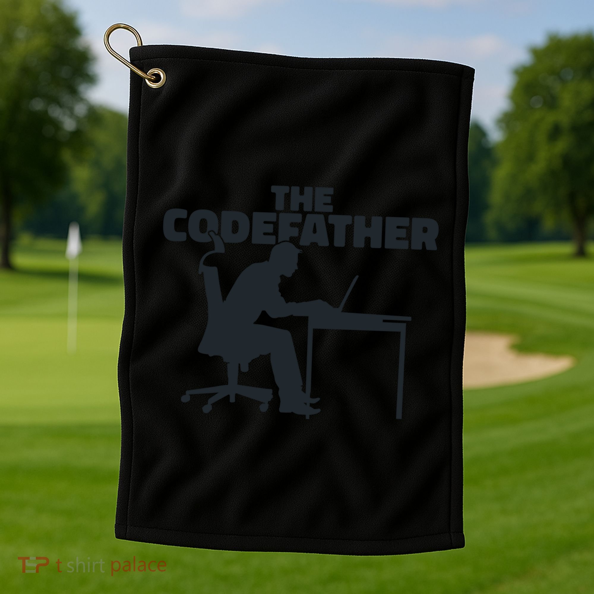 The Code Father Golf Towel
