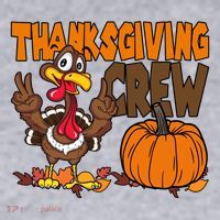 Thanksgiving Crew Funny Turkey Fall Women's Sweatshirt thumb 2