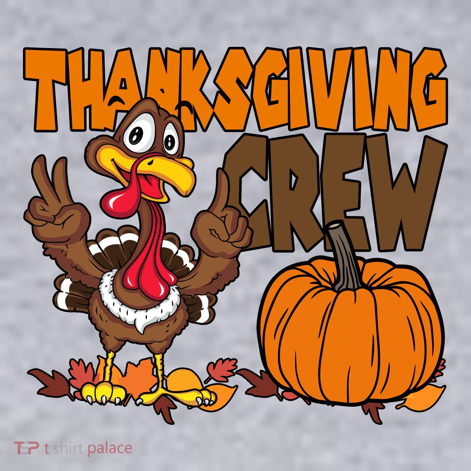 Thanksgiving Crew Funny Turkey Fall Women's Sweatshirt