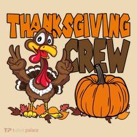 Thanksgiving Crew Funny Turkey Fall Tote Bag thumb 4