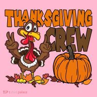 Thanksgiving Crew Funny Turkey Fall Coaster thumb 2
