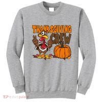Thanksgiving Crew Funny Turkey Fall Sweatshirt thumb 0