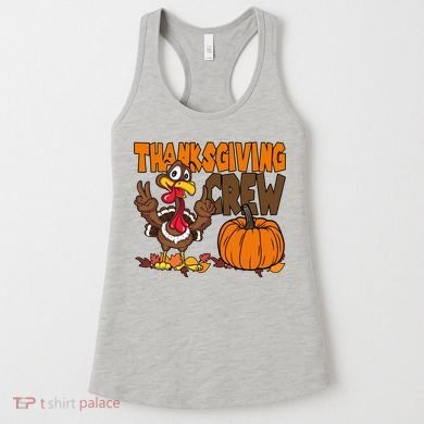 Thanksgiving Crew Funny Turkey Fall Women's Tank Top