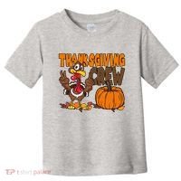 Thanksgiving Crew Funny Turkey Fall Toddler T-Shirt thumb 0