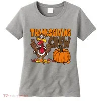 Thanksgiving Crew Funny Turkey Fall Women's T-Shirt thumb 0