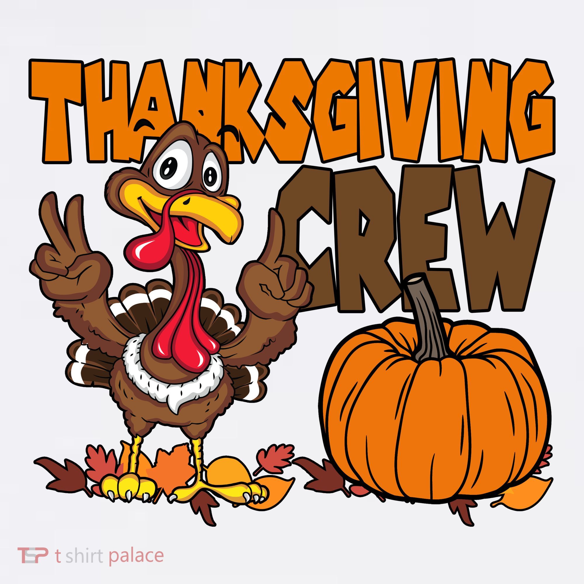 Thanksgiving Crew Funny Turkey Fall Button
