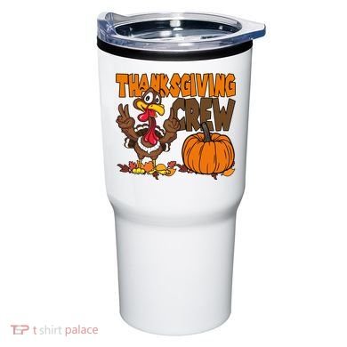 Thanksgiving Crew Funny Turkey Fall Tumbler