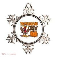 Thanksgiving Crew Funny Turkey Fall Ornament thumb 0