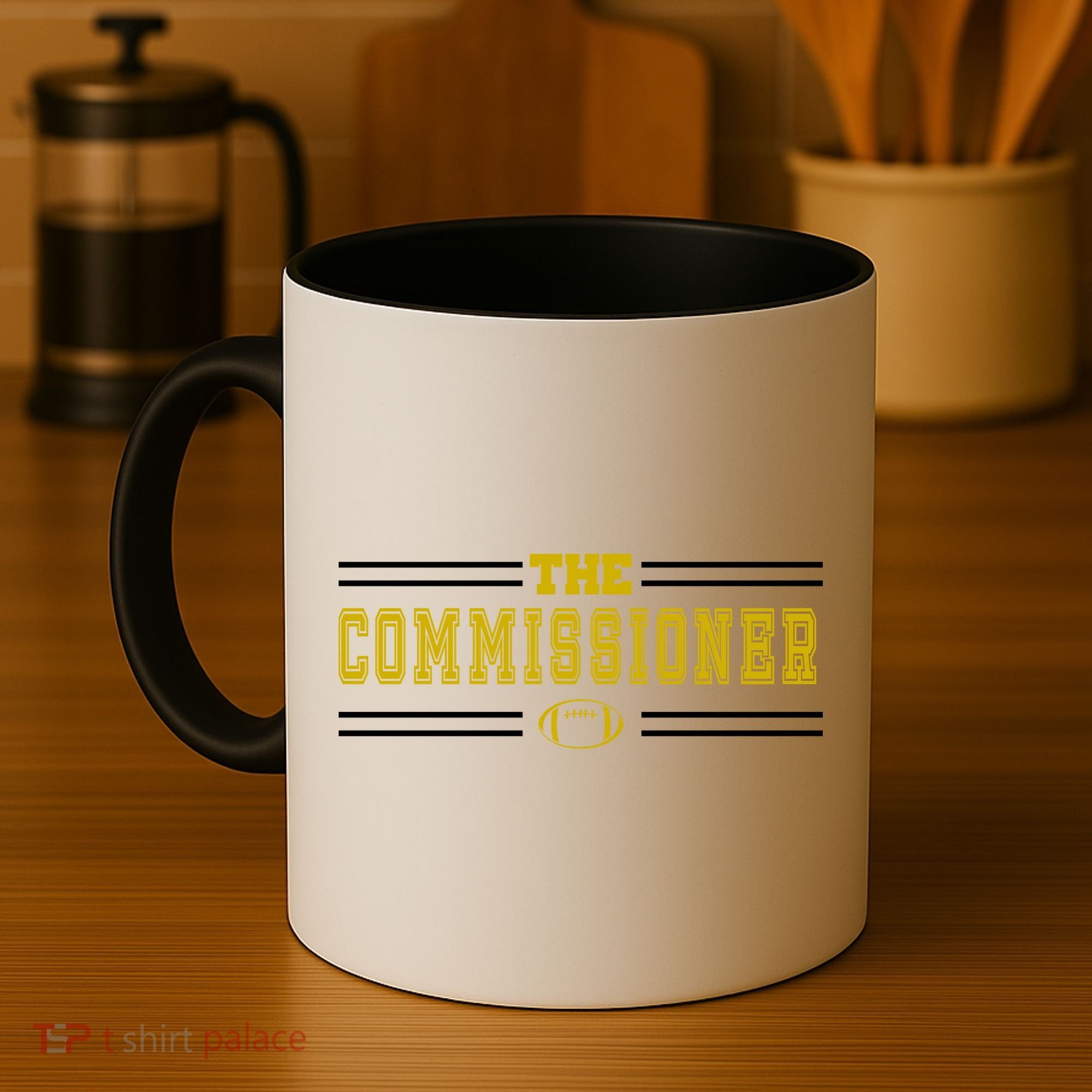 The Commissioner Football Logo Coffee Mug