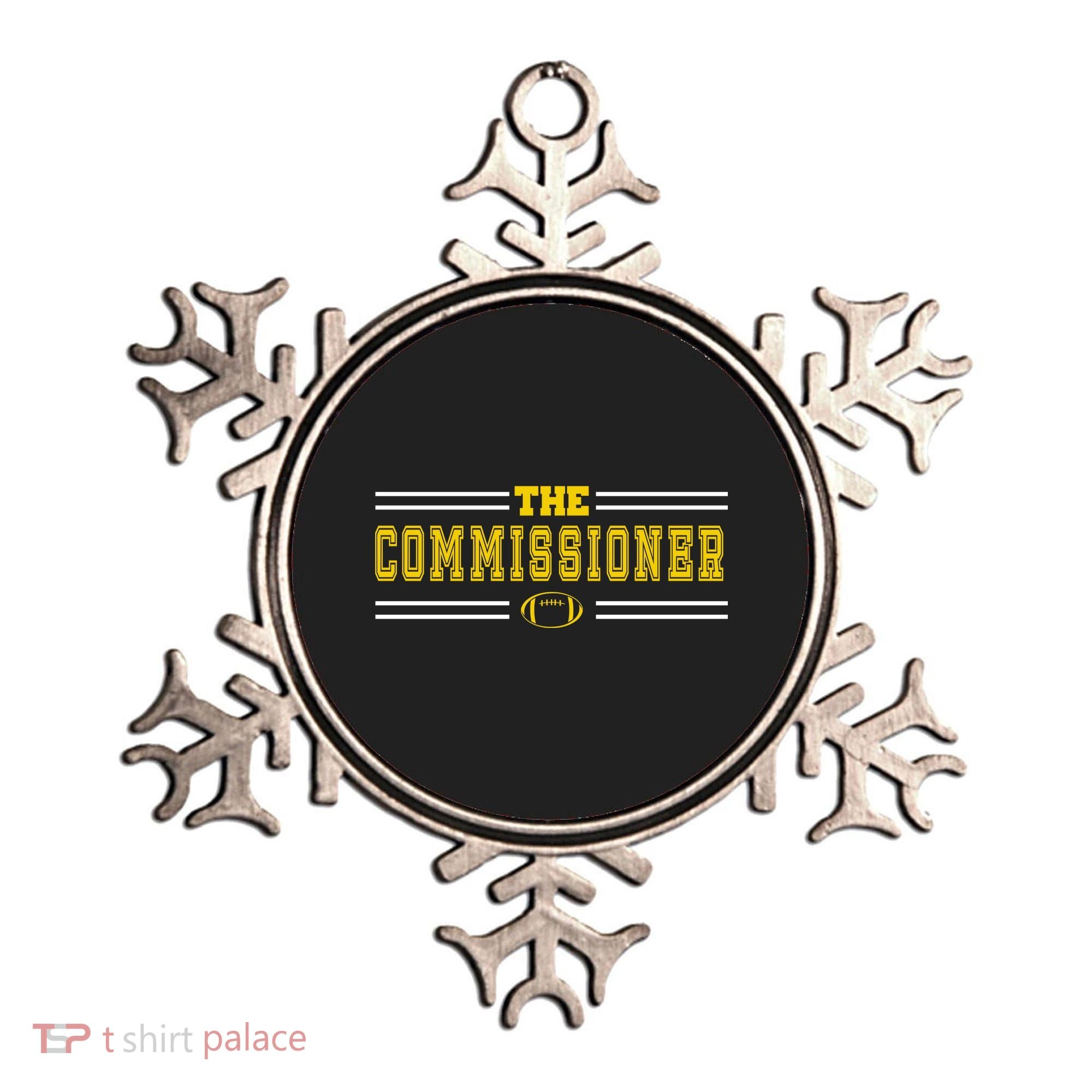 The Commissioner Football Logo Ornament