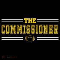 The Commissioner Football Logo Ornament thumb 1