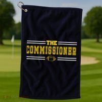 The Commissioner Football Logo Golf Towel thumb 1