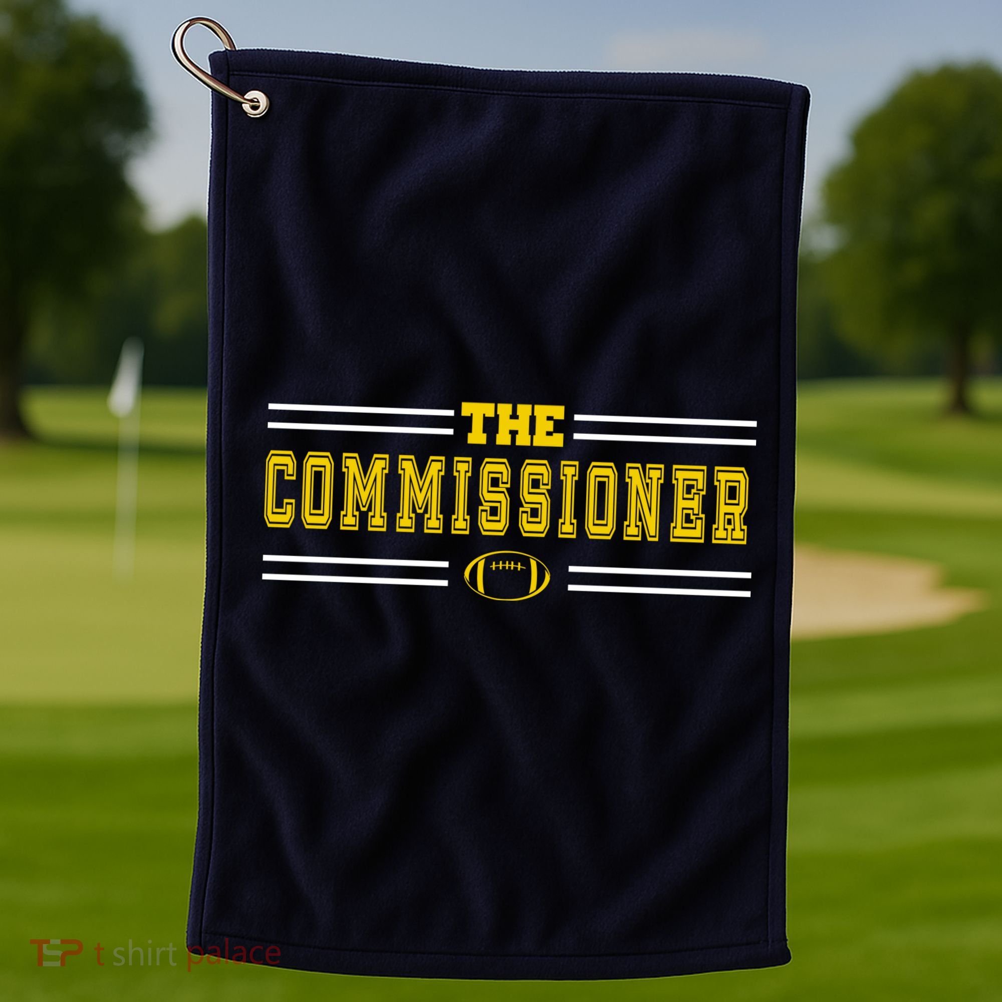 The Commissioner Football Logo Golf Towel
