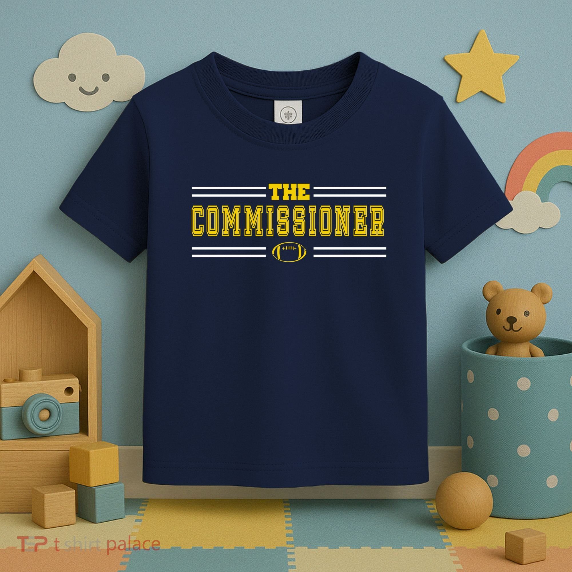 The Commissioner Football Logo Toddler T-Shirt