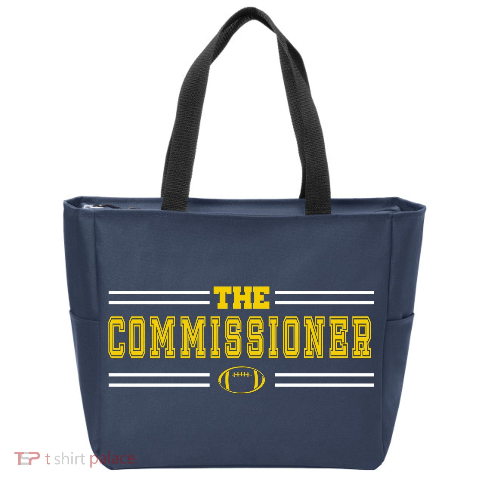 The Commissioner Football Logo Tote Bag