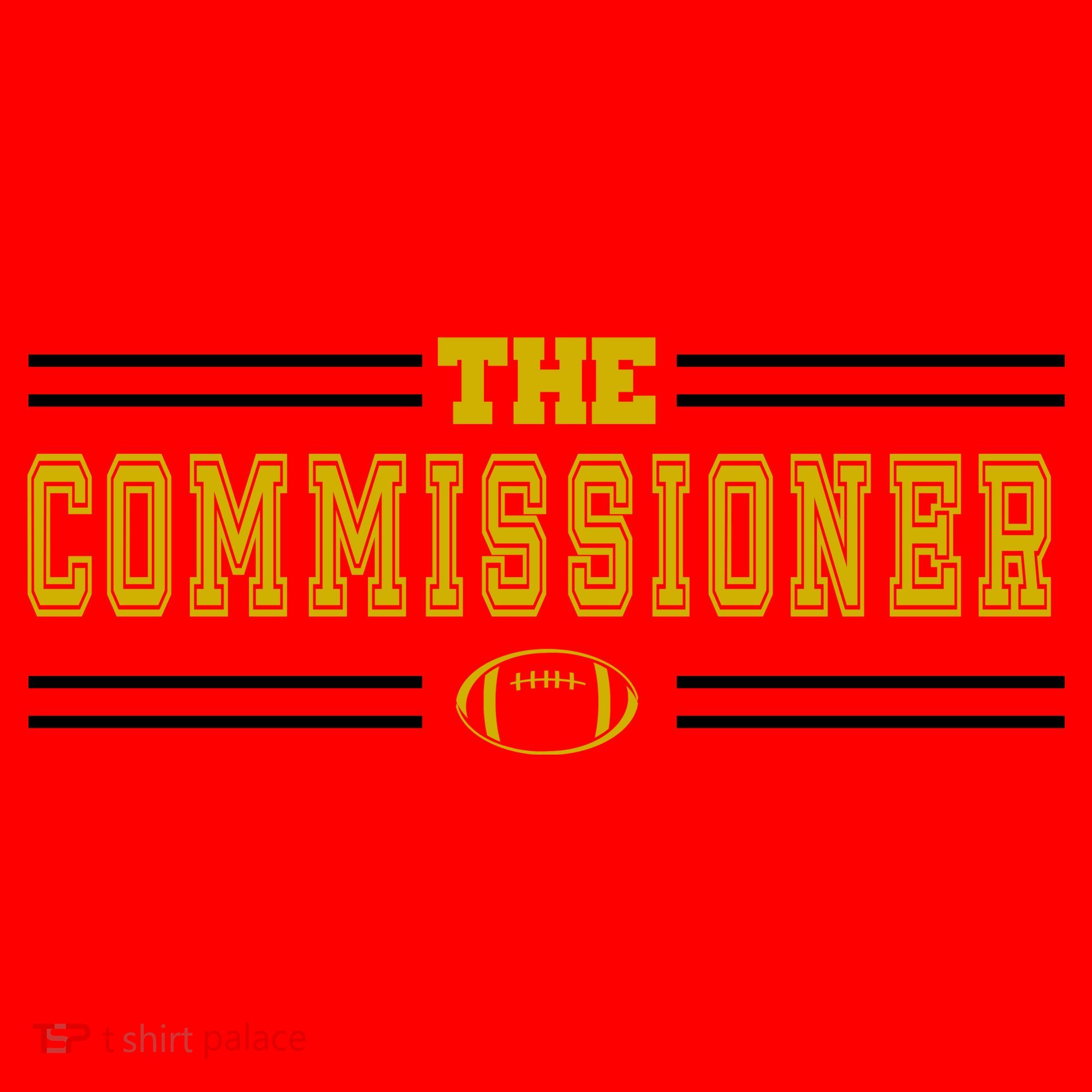 The Commissioner Football Logo Santa Hat