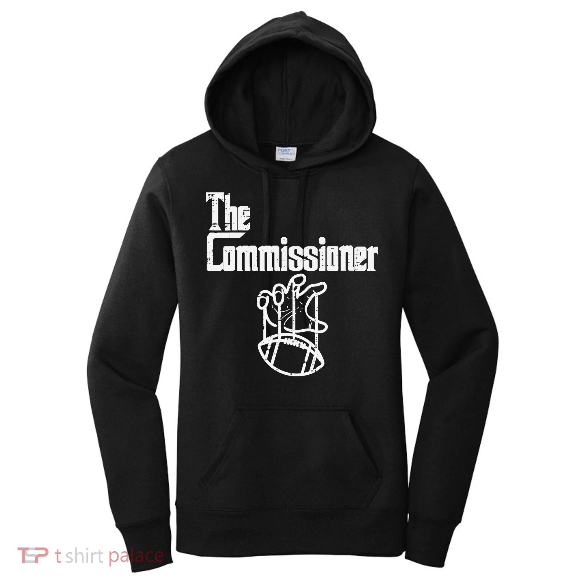 The Commissioner Fantasy Football Commish FFL Women's Hoodie