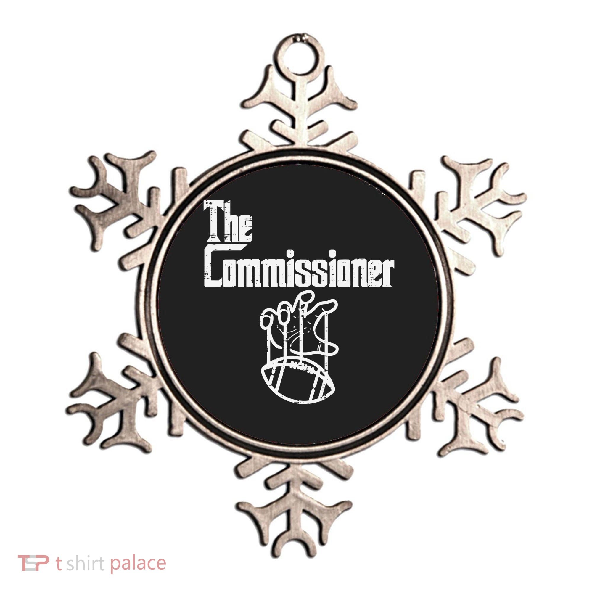 The Commissioner Fantasy Football Commish FFL Ornament
