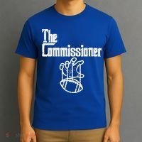 The Commissioner Fantasy Football Commish FFL T-Shirt thumb 3