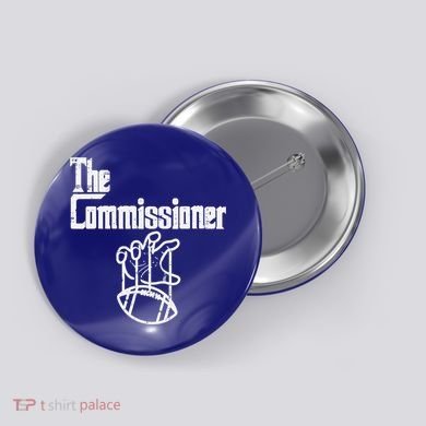 The Commissioner Fantasy Football Commish FFL Button