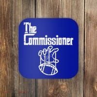 The Commissioner Fantasy Football Commish FFL Coaster thumb 0