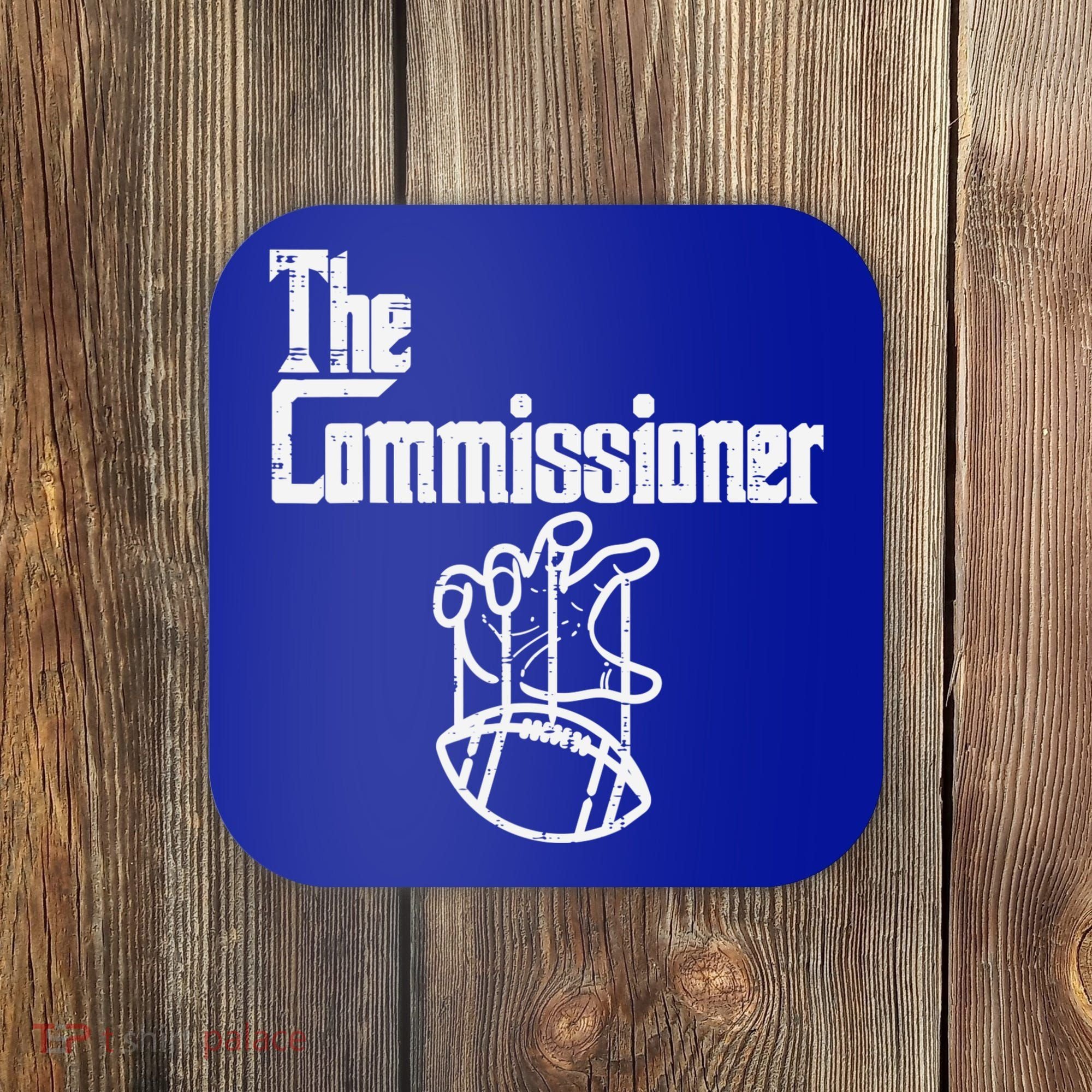 The Commissioner Fantasy Football Commish FFL Coaster