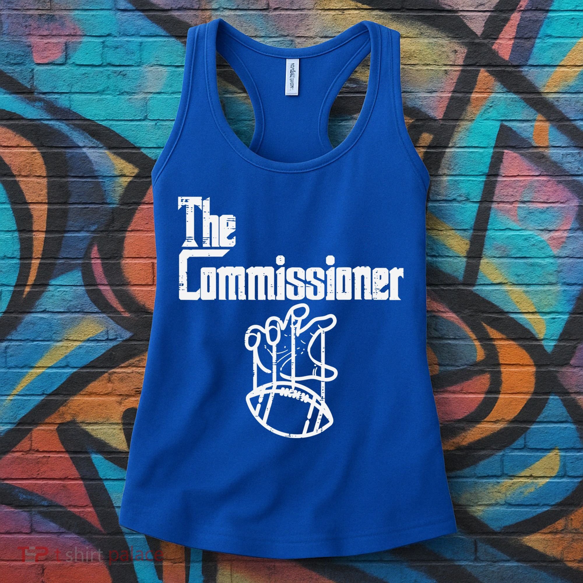 The Commissioner Fantasy Football Commish FFL Women's Tank Top