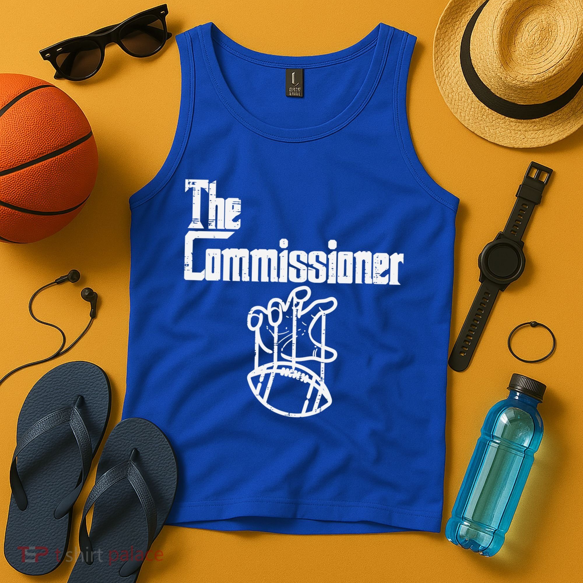 The Commissioner Fantasy Football Commish FFL Tank Top