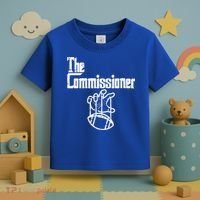The Commissioner Fantasy Football Commish FFL Toddler T-Shirt thumb 3
