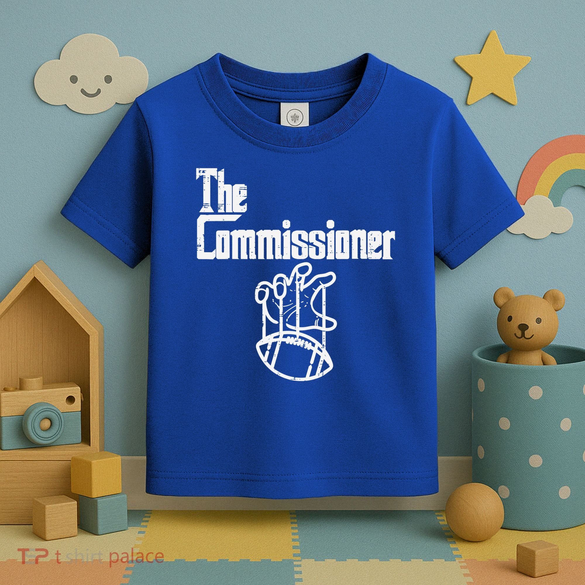 The Commissioner Fantasy Football Commish FFL Toddler T-Shirt