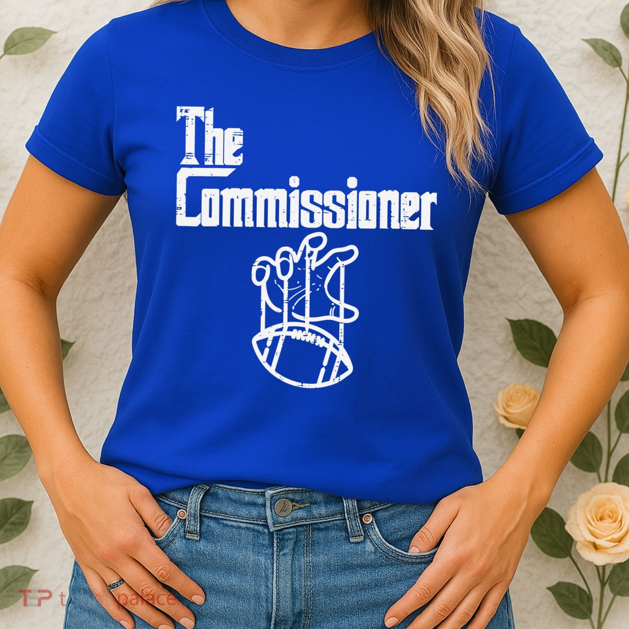 The Commissioner Fantasy Football Commish FFL Women's T-Shirt