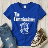 The Commissioner Fantasy Football Commish FFL Women's T-Shirt thumb 3