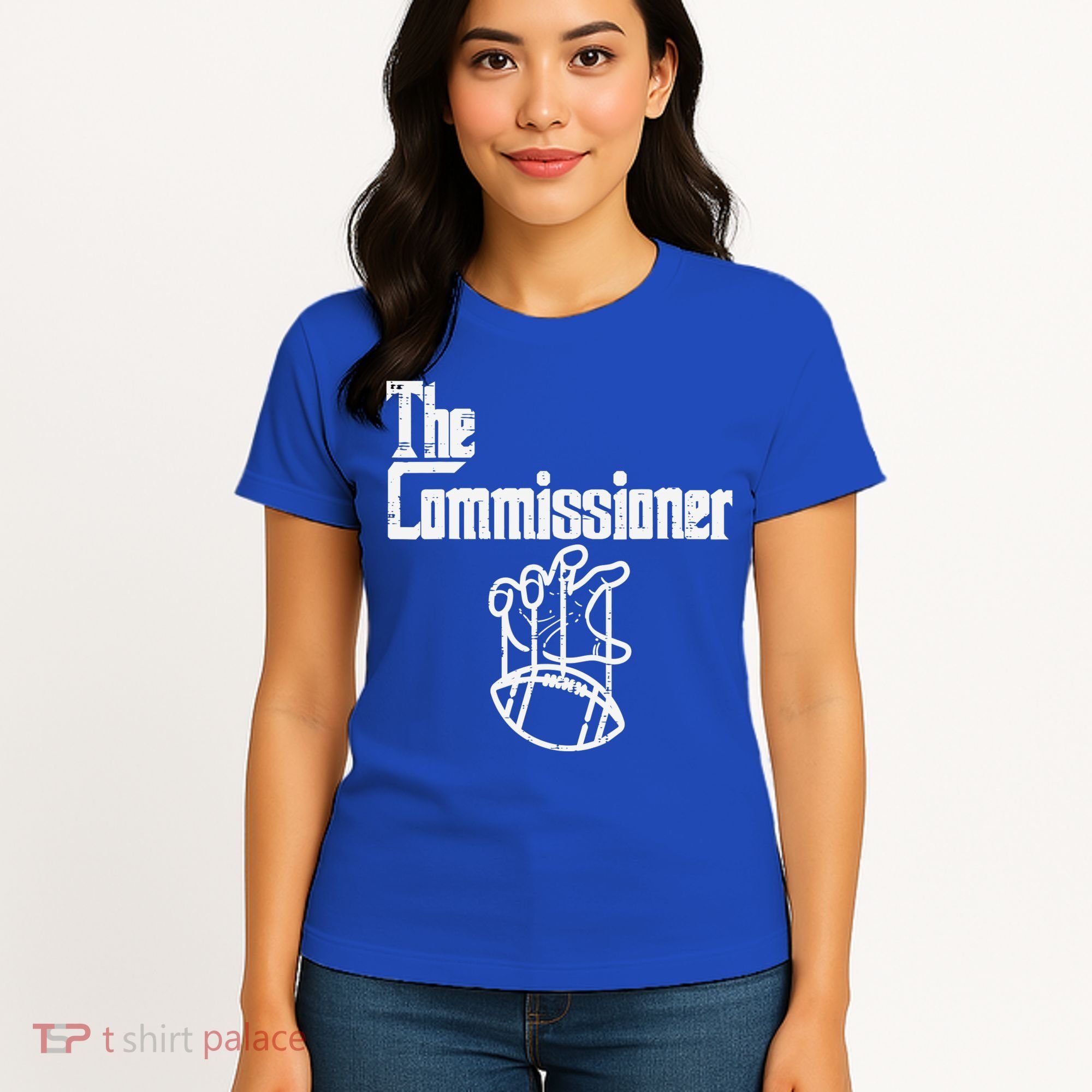 The Commissioner Fantasy Football Commish FFL Women's T-Shirt