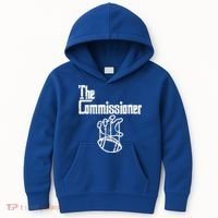 The Commissioner Fantasy Football Commish FFL Kids Hoodie thumb 0